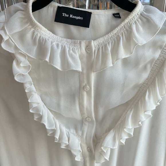 The Kooples Blouse in White - Picture 3 of 5